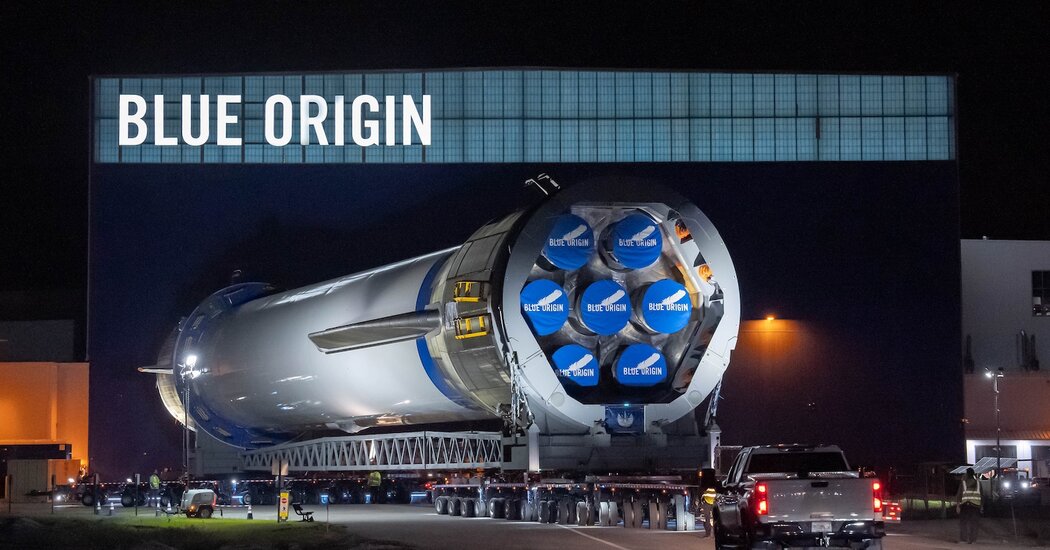 O lançamento do foguete Blue Origin de Jeff Bezos pode dar à SpaceX alguma competição