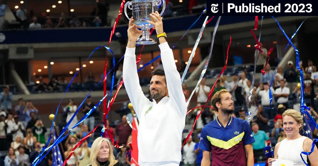 Novak Djokovic vence o Aberto dos Estados Unidos e conquista o 24º título de Grand Slam