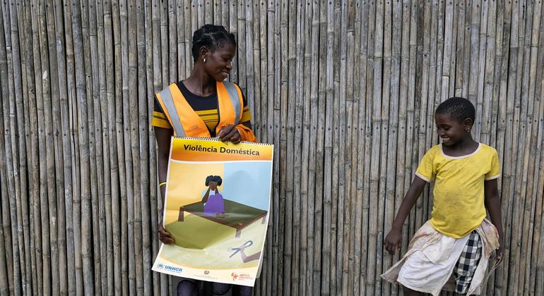 Acnur apoia sobreviventes de violência contra a mulher em Cabo Delgado, Moçambique