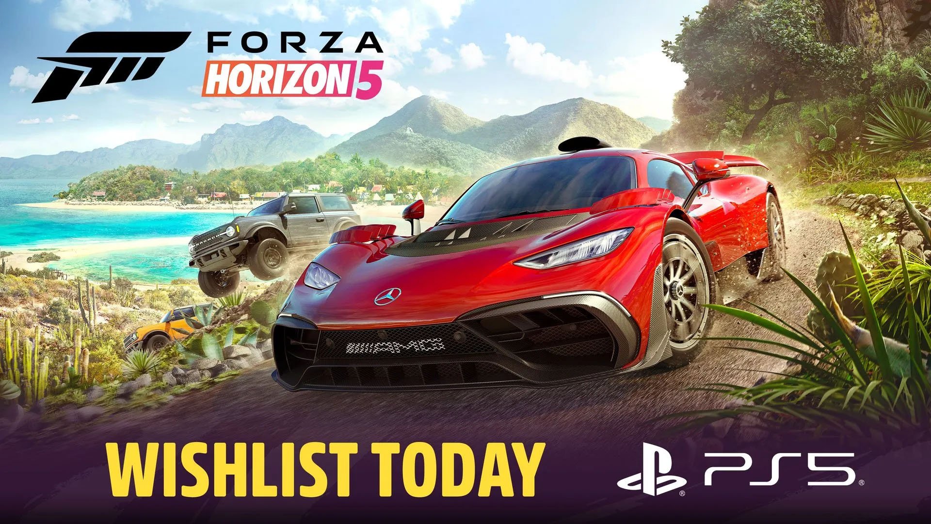 Forza Horizon 5 chegando ao PS5 nesta primavera