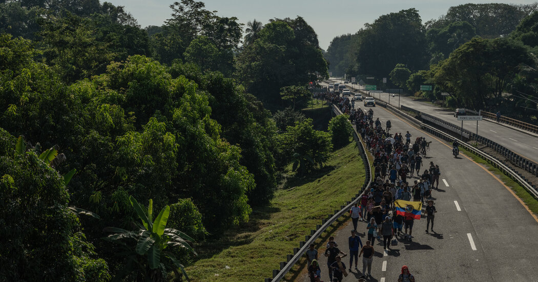 As últimas caravanas de migrantes antes da posse de Trump