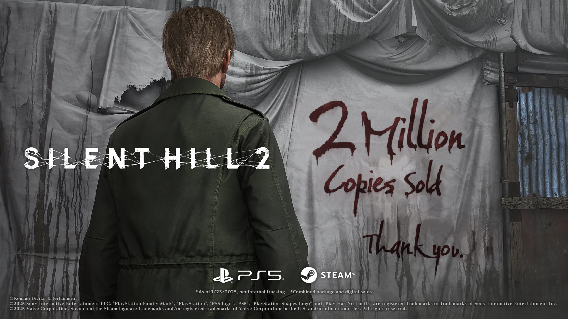Remessas de remake de Silent Hill 2 e vendas digitais no topo de dois milhões