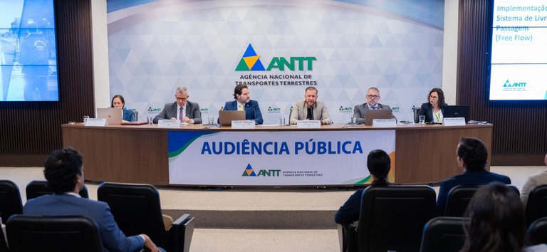 ANTT promove audiência pública e avança na regulamentação do sistema de livre passagem (Free Flow) — Agência Nacional de Transportes Terrestres