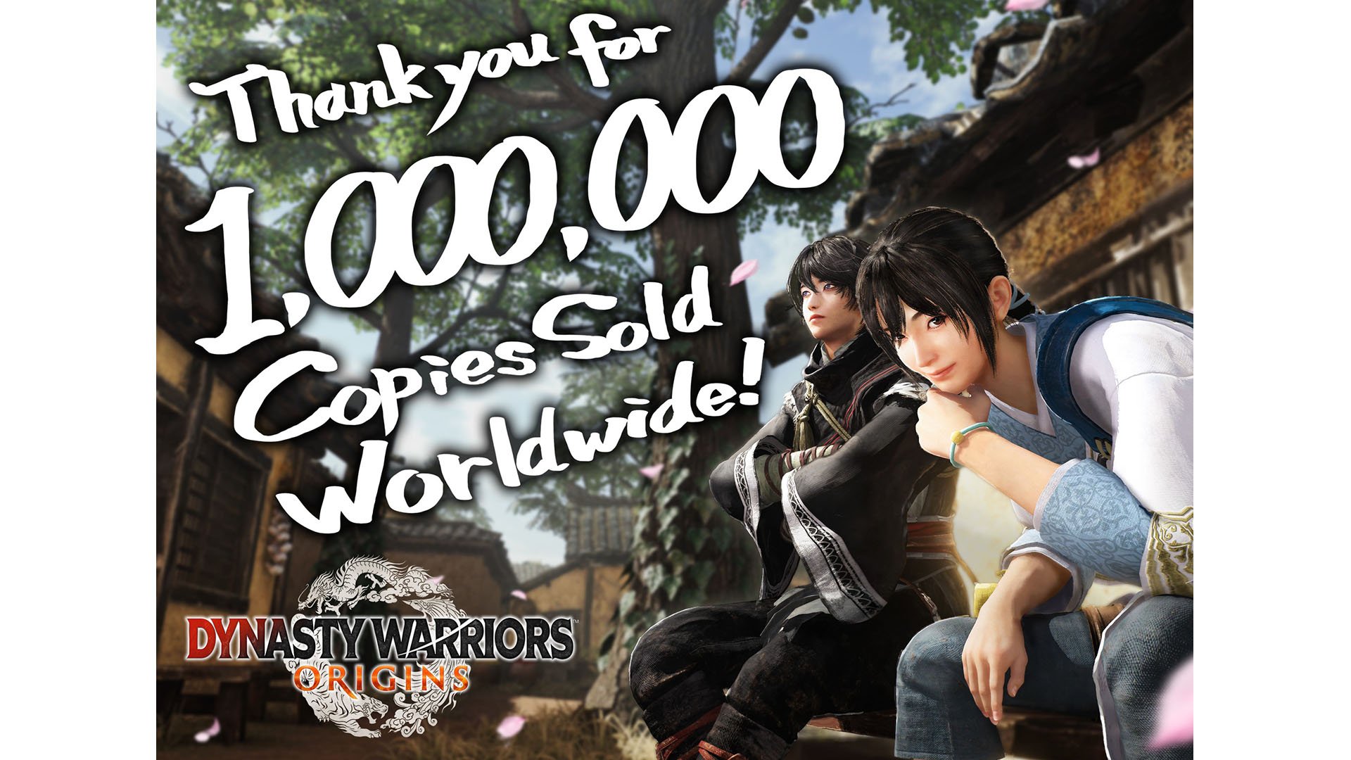 Dynasty Warriors: Origins Remessas e vendas digitais são um milhão de um milhão