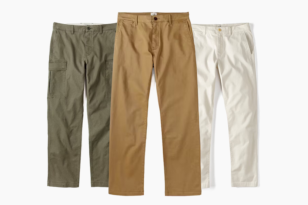 A coleção de calça 365 de Flint e Tinder traz versatilidade para suas calças cotidianas