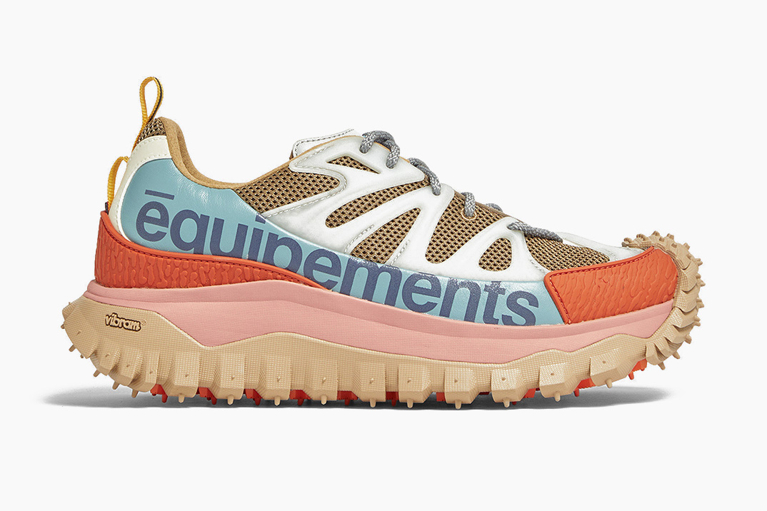 Moncler taps Salehe Bembury para as botas de caminhada em trilhas multicoloridas