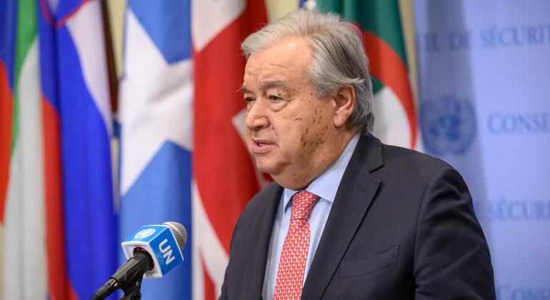 ONU permanece em Gaza apesar de redução de pessoal, diz secretário-geral