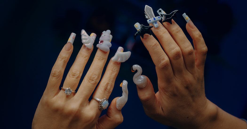 As criações impressionantes do artista de unhas Mei Kawajiri