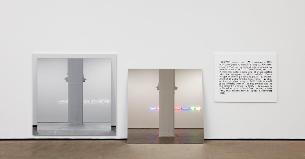 É um espelho ou um ‘espelho’? Pergunte a Joseph Kosuth.