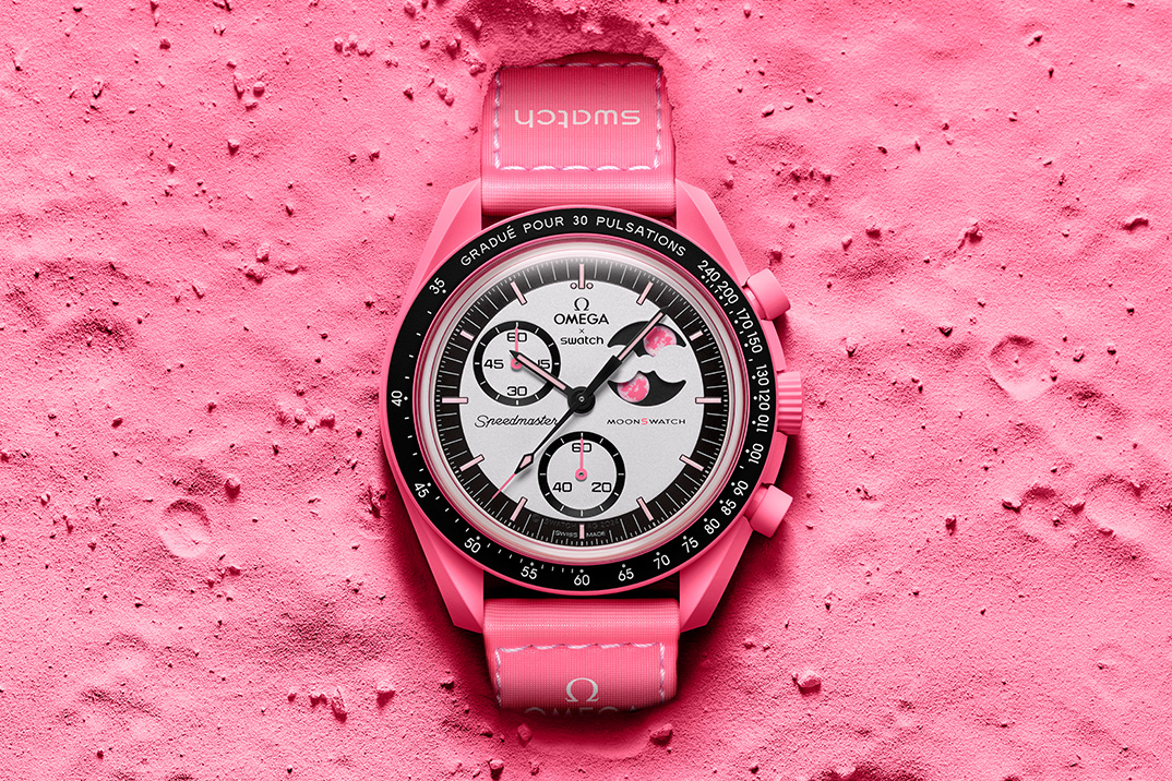 Omega & Swatch agora faça um rosa Moonswatch