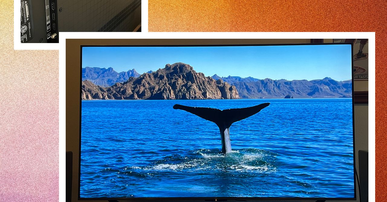 O soco da imagem do TCL QM6K para desempenho refinado