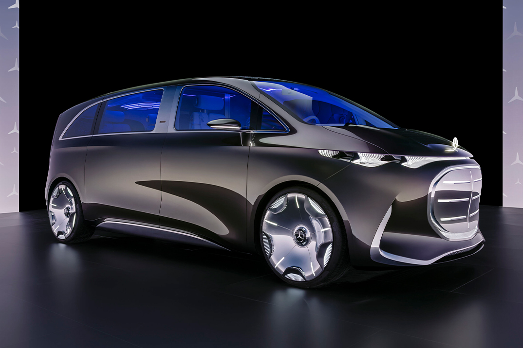 O conceito Vision V de Mercedes-Benz é uma minivan com luxo sério