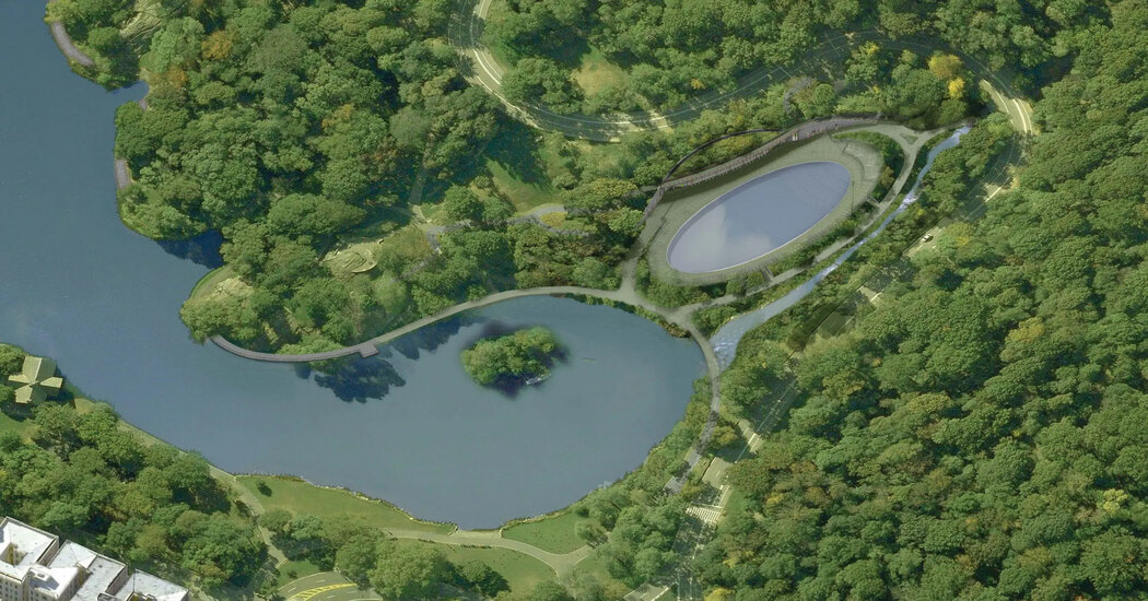 Uma nova piscina impressionante em Central Park ajuda a curar feridas antigas