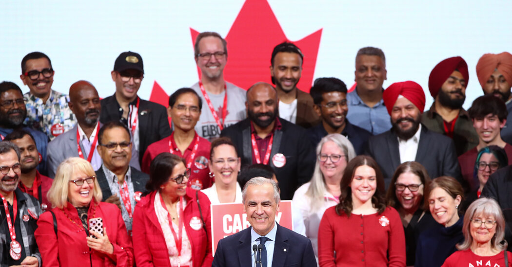 Atualizações ao vivo: Mark Carney ganha um novo termo como o primeiro-ministro do Canadá em plataforma anti-Trump