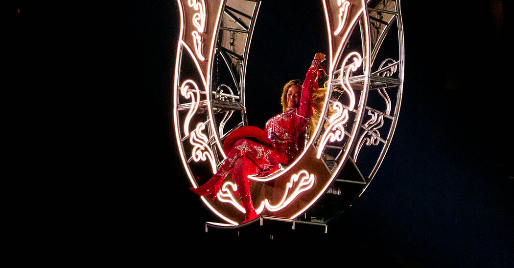 Beyoncé Cowboy Carter Tour Review; A estrela remixa a história americana e a sua própria