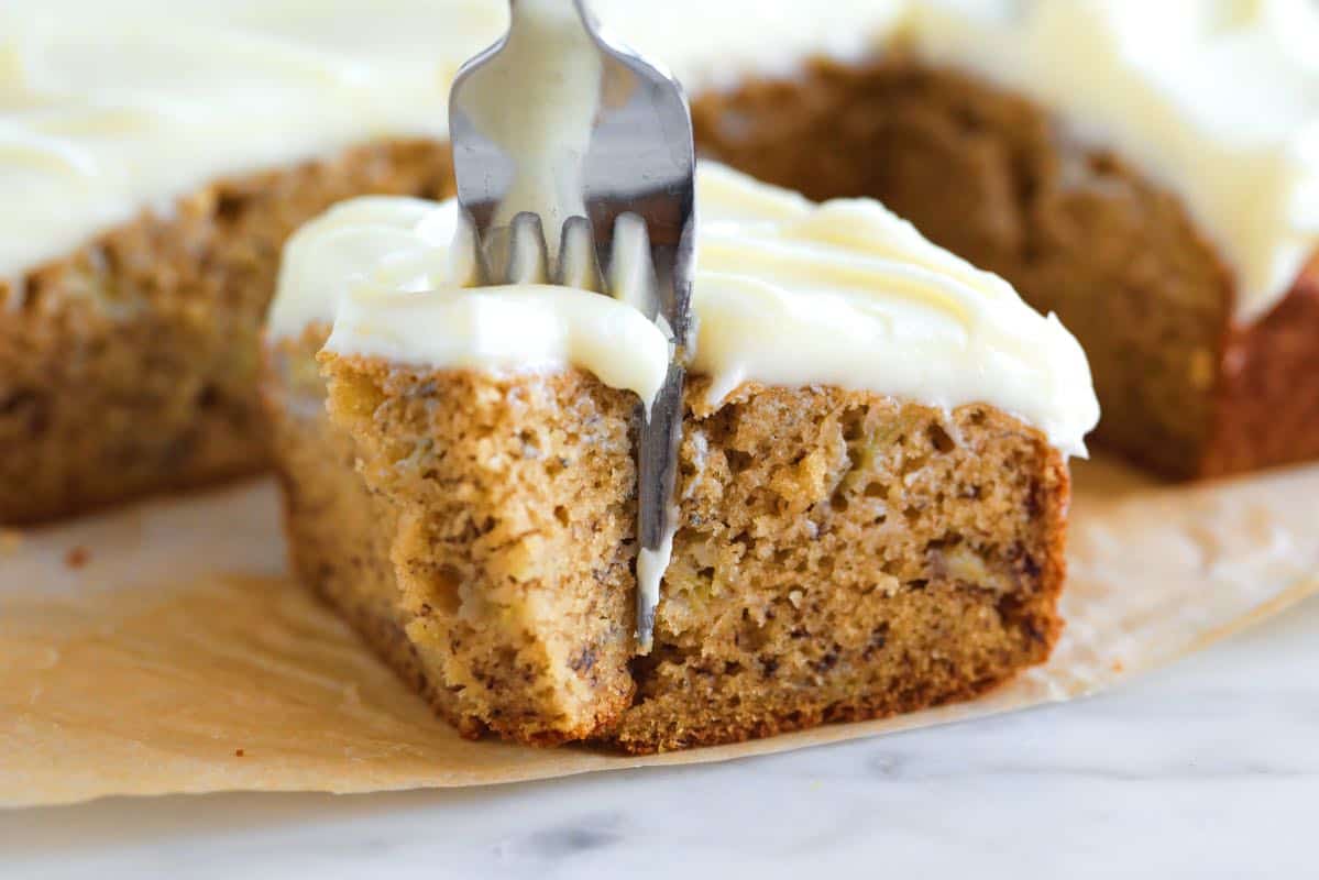 Receita de bolo de banana fácil