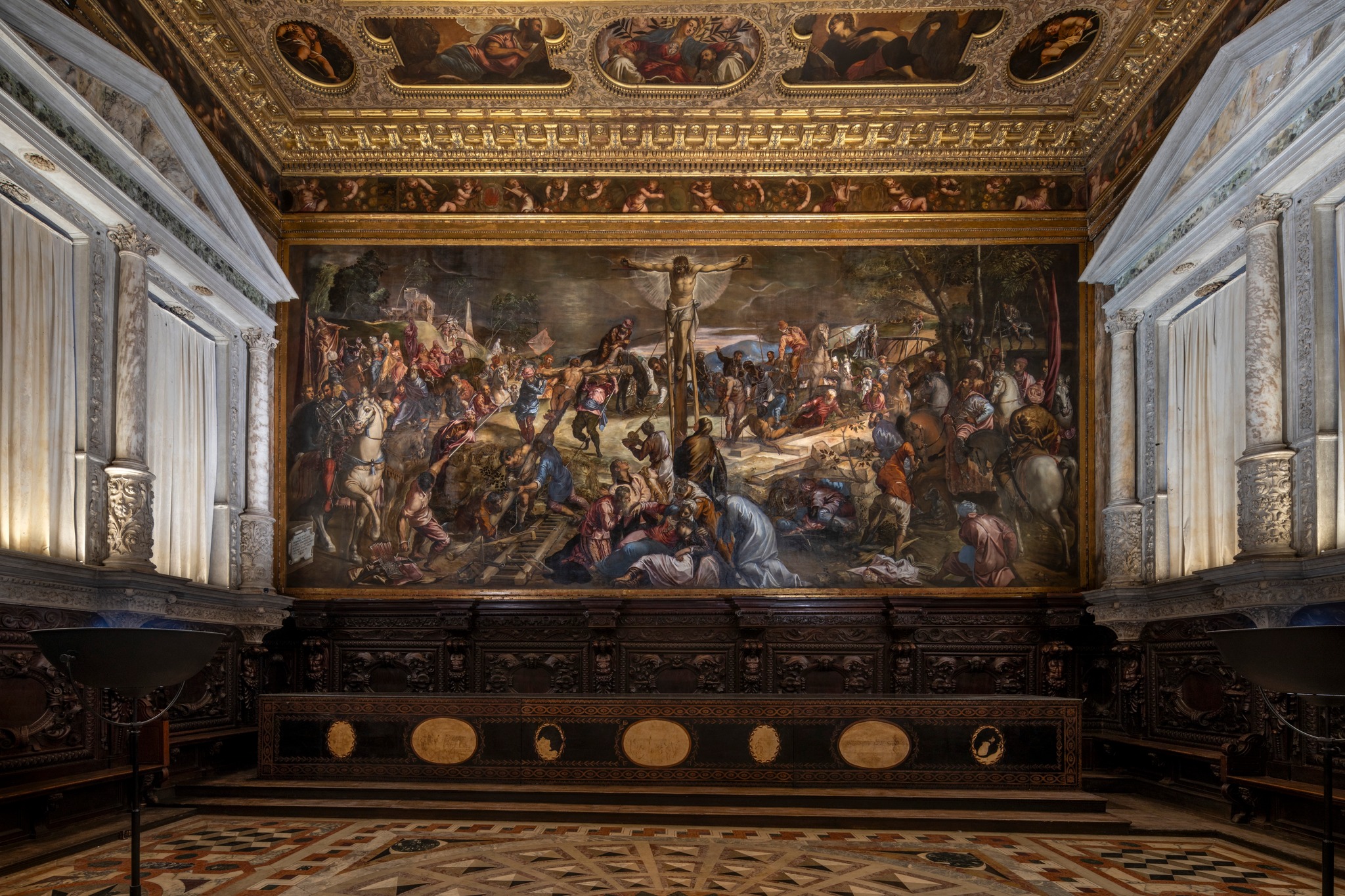 Crucificação monumental de Tintoretto restaurada – o blog de história