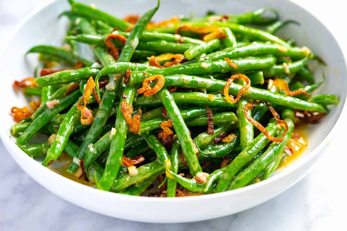 Nossa receita favorita de salada de feijão verde