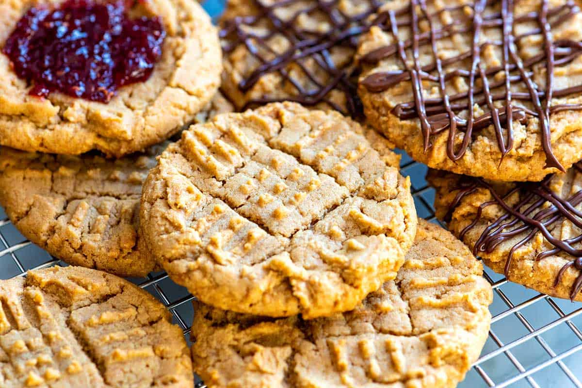 Receita fácil de biscoitos de manteiga de amendoim