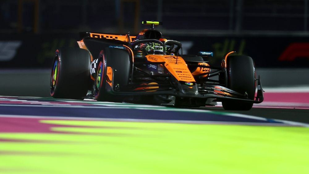 Norris supera o piastri após o acidente de tsunoda reduz a segunda prática do GP da Arábia Saudita