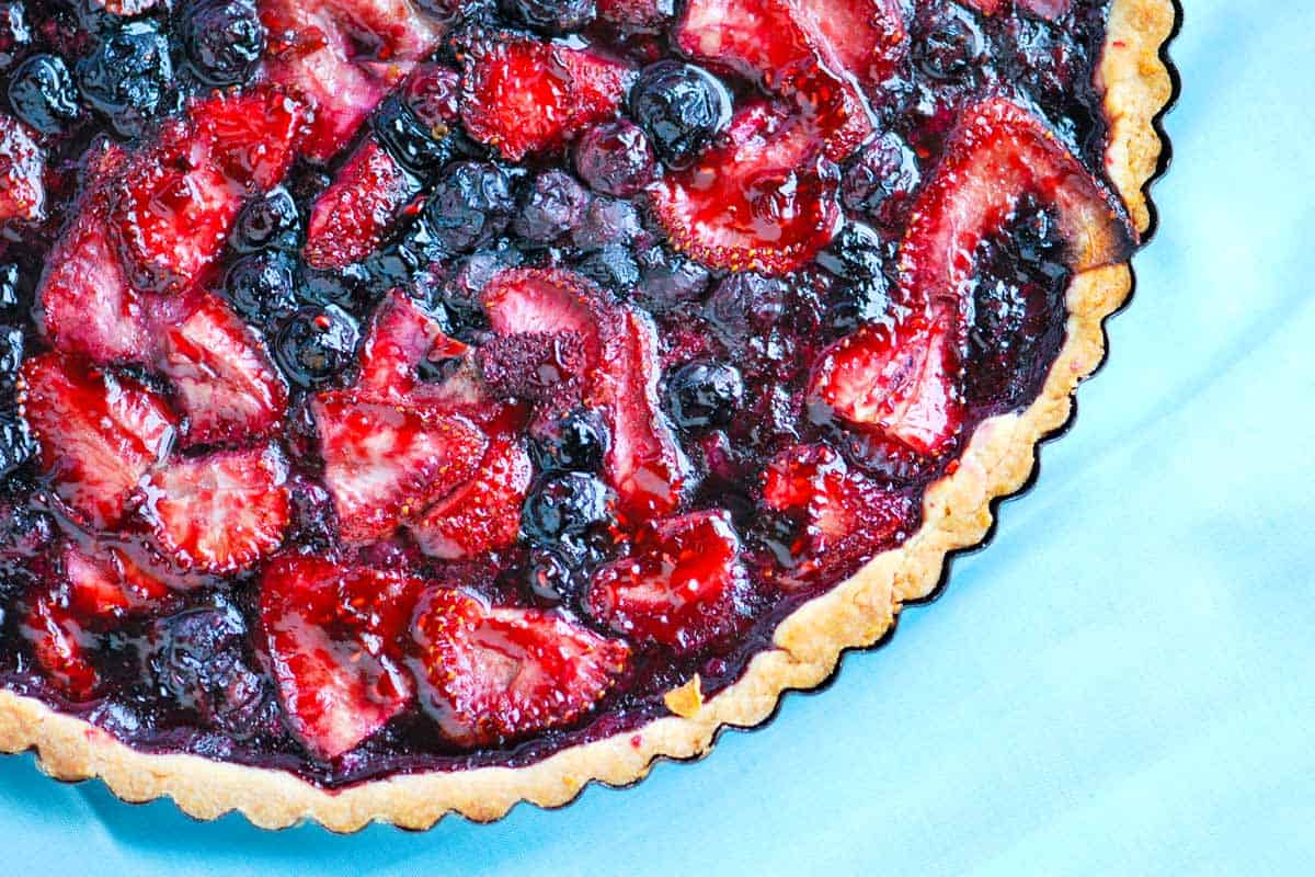 Receita de torta de baga caseira