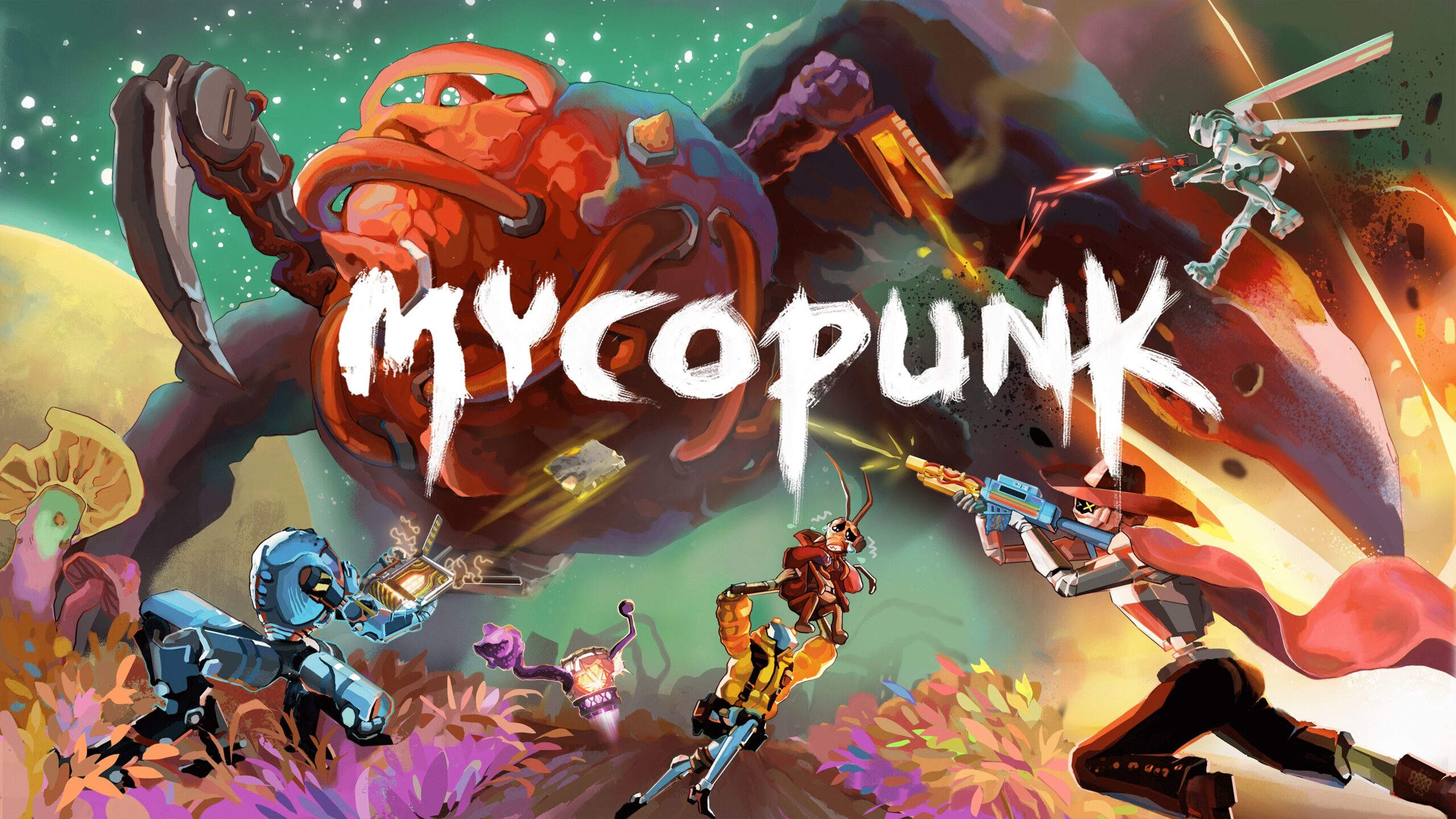 Devolver Digital e Pigeons AT Play Anúncio de atirador cooperativo em primeira pessoa Mycopunk for PC