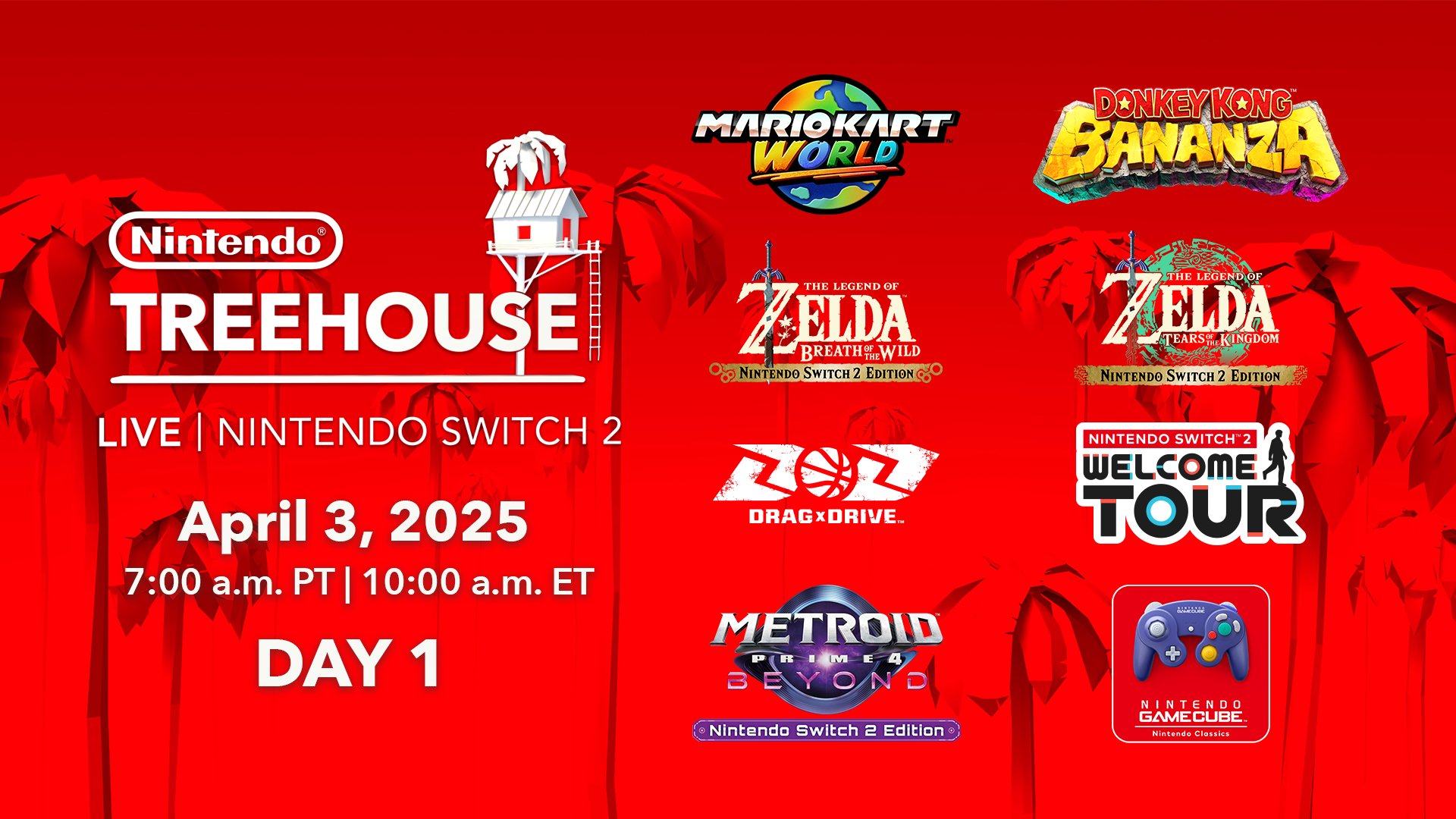 Nintendo Treehouse: Live – Nintendo Switch 2 Day One Gameplay Videos