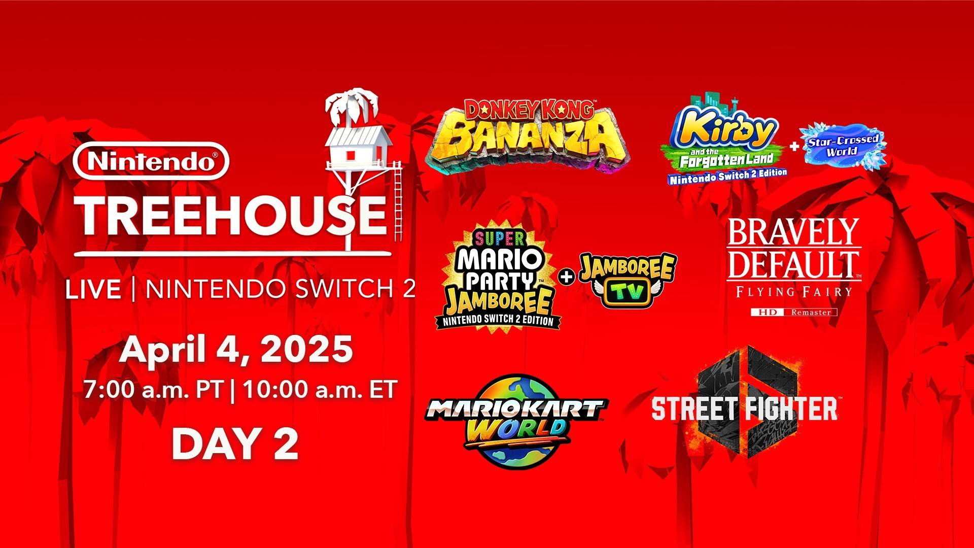 Nintendo Treehouse: Live – Nintendo Switch 2 DIA DOIS Vídeos de jogabilidade