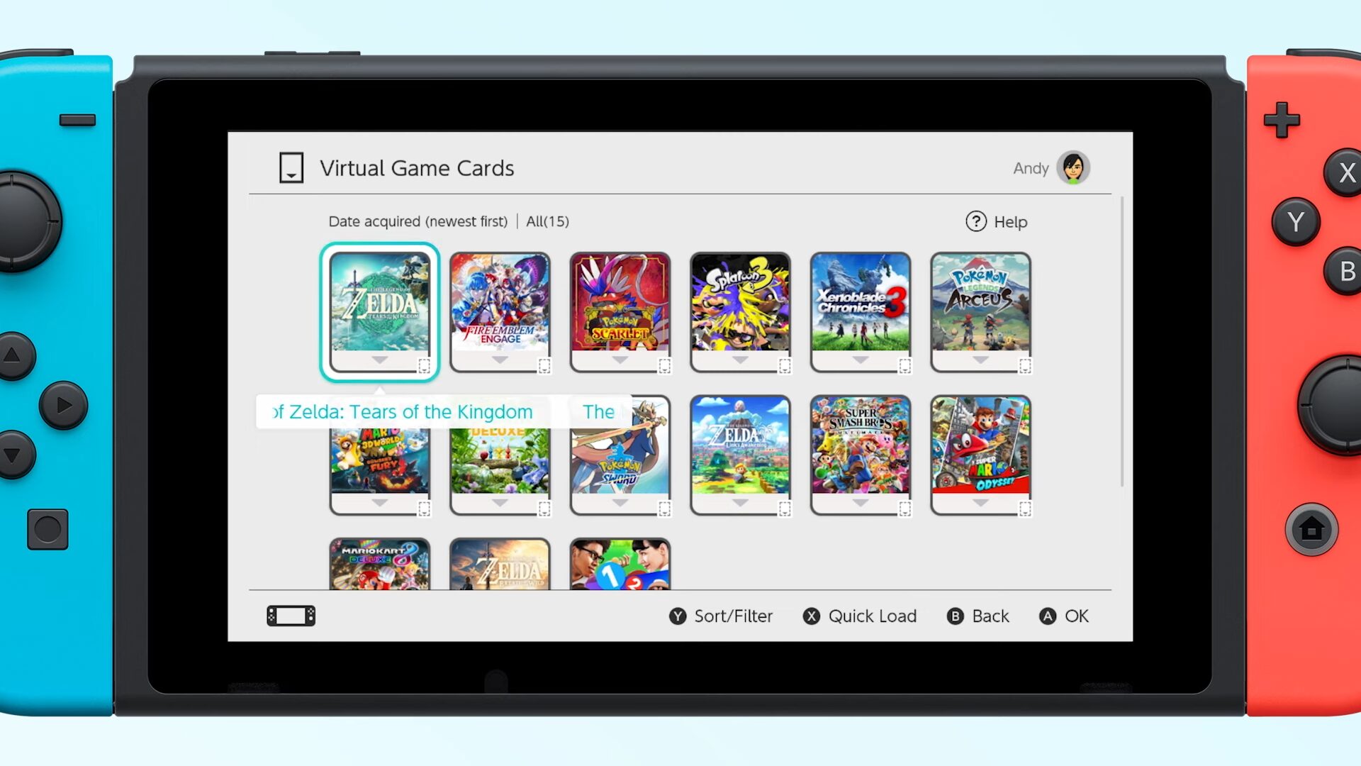 Switch system atualização versão 20.0.0 agora disponível