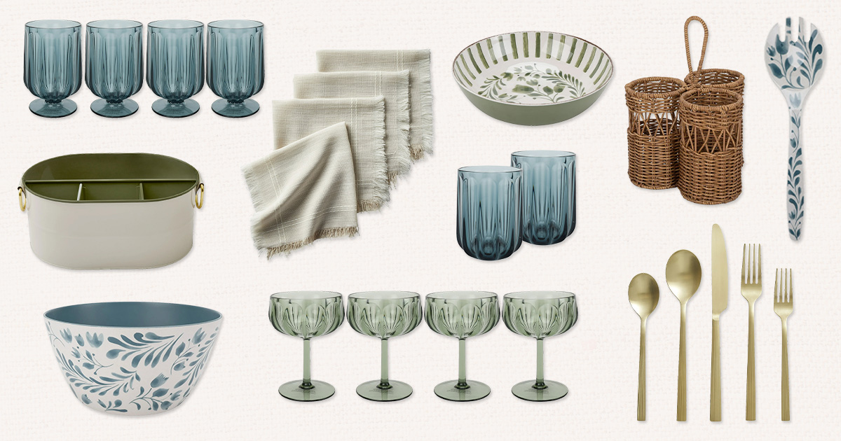 A nova coleção de refeições ao ar livre do Walmart está dando vibrações para a Anthropologie com um orçamento