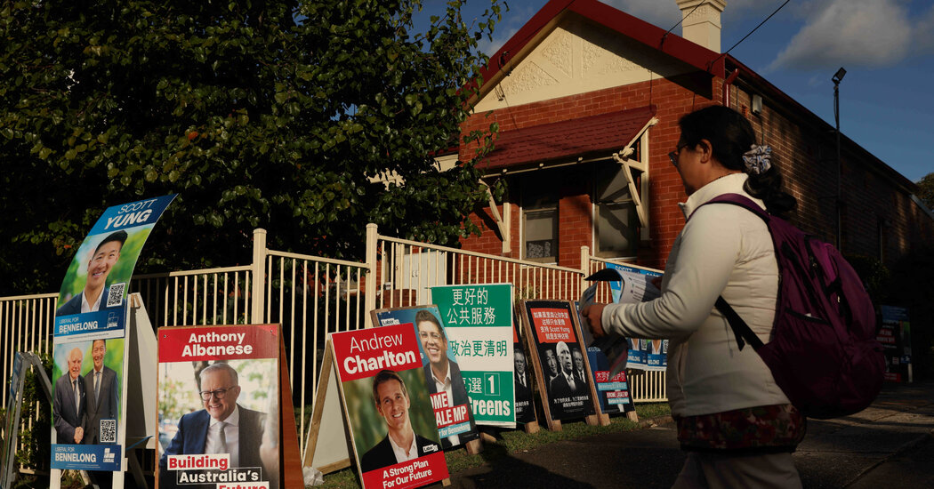 Eleição da Austrália 2025: Os eleitores se concentram nas preocupações de custo de vida em meio a turbulência global