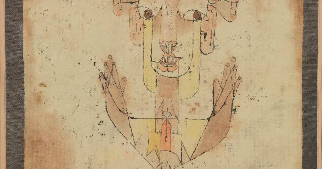 Um anjo raramente visto com uma lição da história