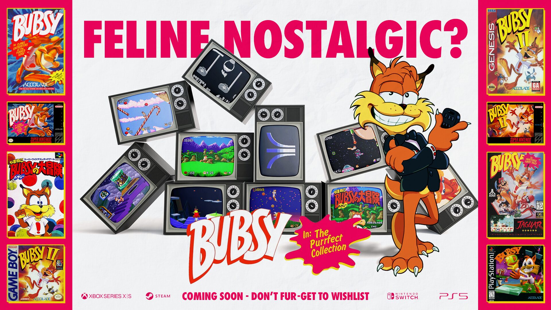Bubsy In: The Purrfect Collection Games List anunciado