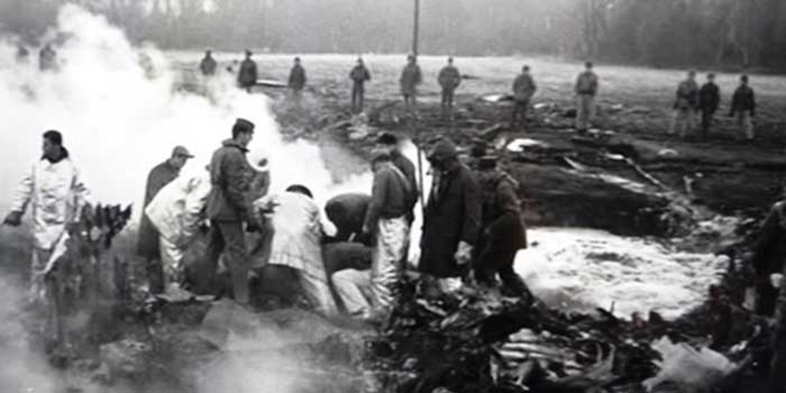 B-52 Crash Folhe Plutônio no campo da Carolina do Norte