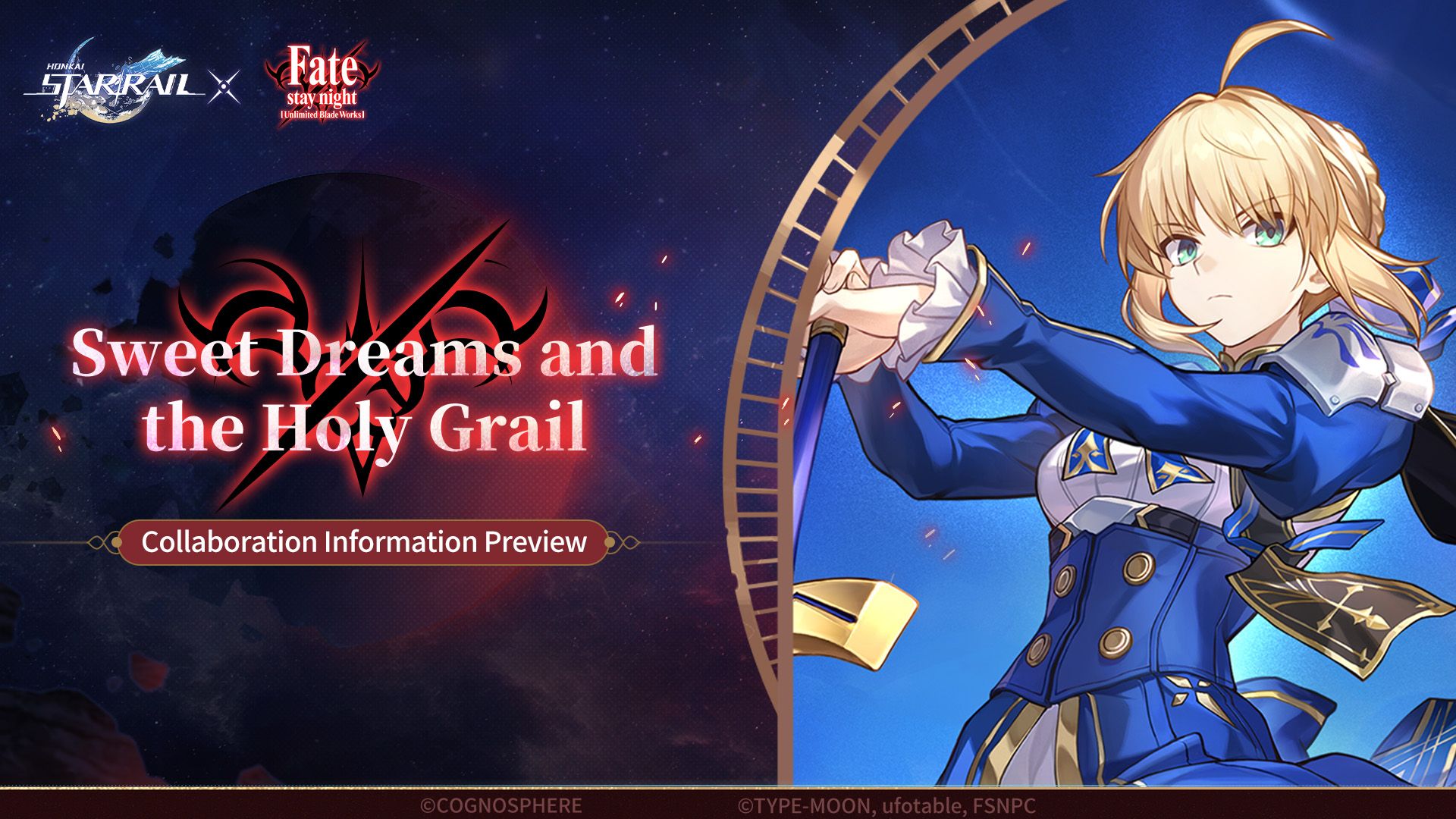 Honkai: Star Rail X Fate/Stay Night (Unlimited Blade Works) Lançamentos de colaboração 11 de julho