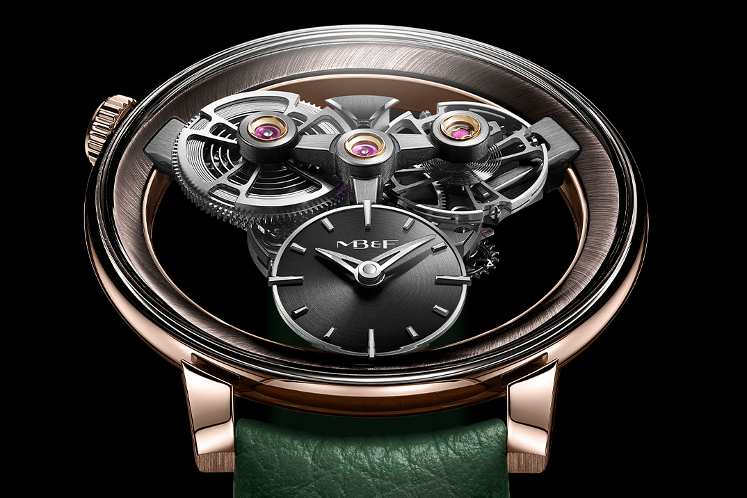 MB&F criou um anfiteatro mecânico para o seu pulso que diz a hora