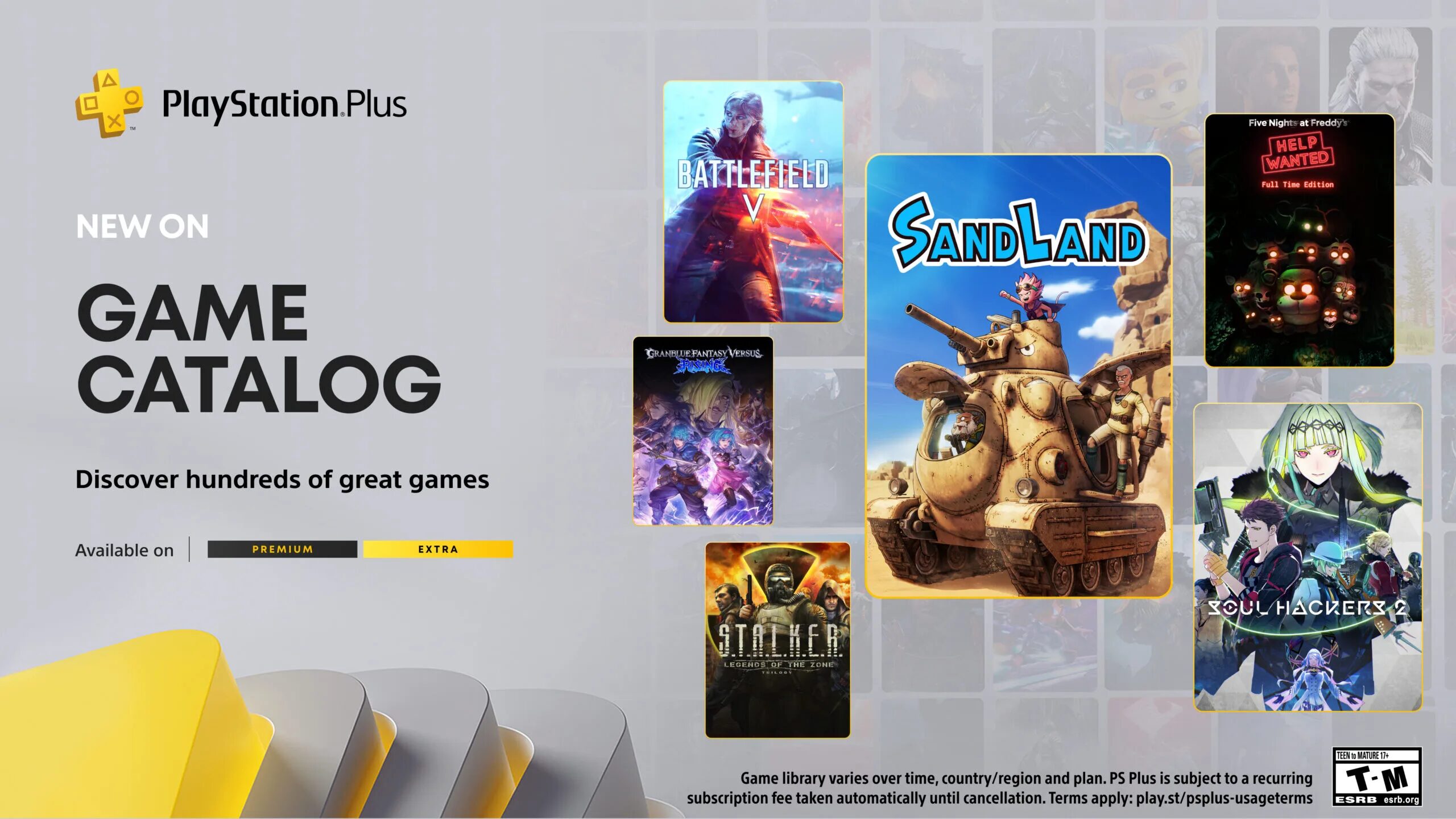 Catálogo de jogos PlayStation Plus