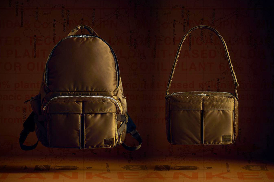 O Porter da Yoshida & Co. deixa cair uma coleção de 90 anos coiote de sua linha de bolsa de tanques
