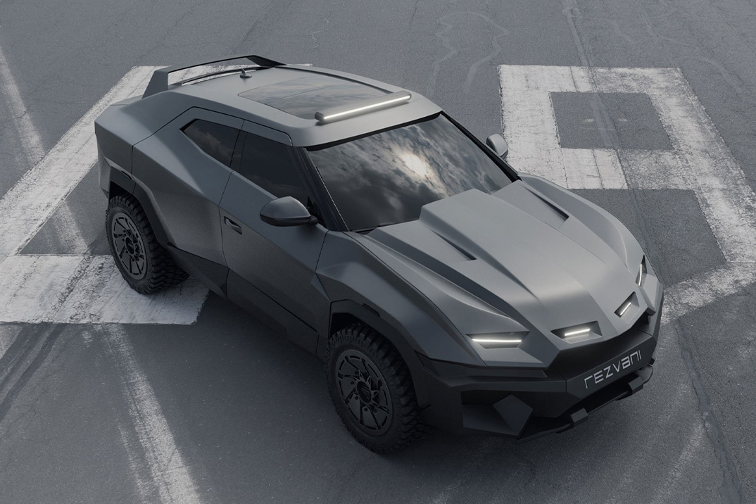 Cavaleiro de Rezvani é um Urus Lamborghini transformado em um veículo para o apocalipse