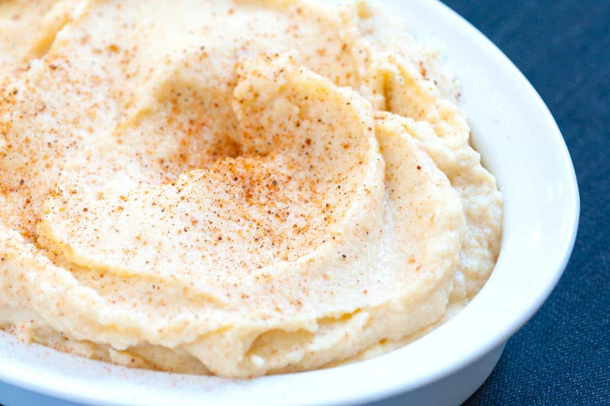 Receita cremosa de purê de pastinaga