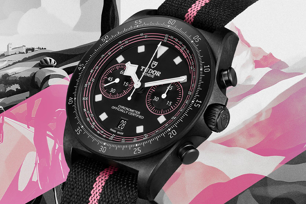 Tudor’s Pelagos FXD Chrono “rosa” canaliza a Maglia Rosa
