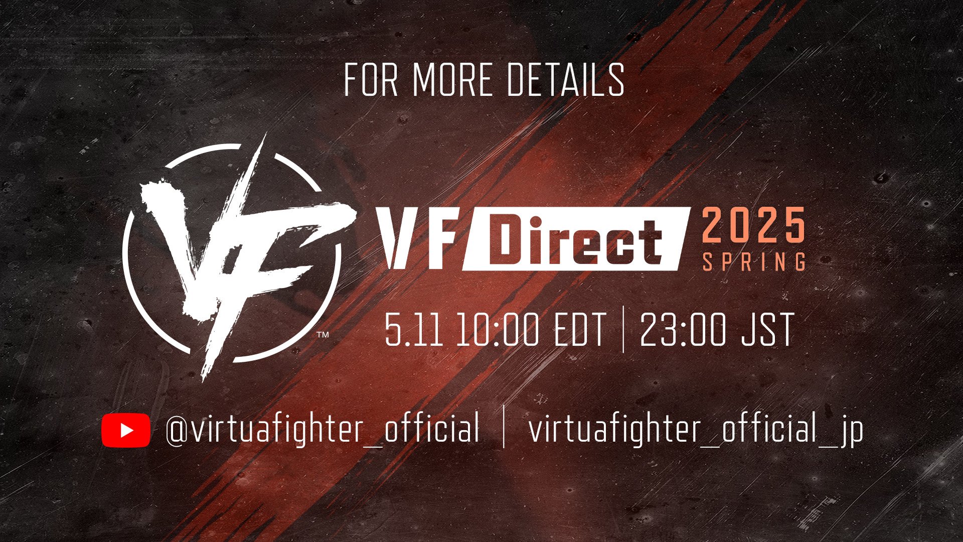 Virtua Fighter Direct 2025 Spring set para 11 de maio