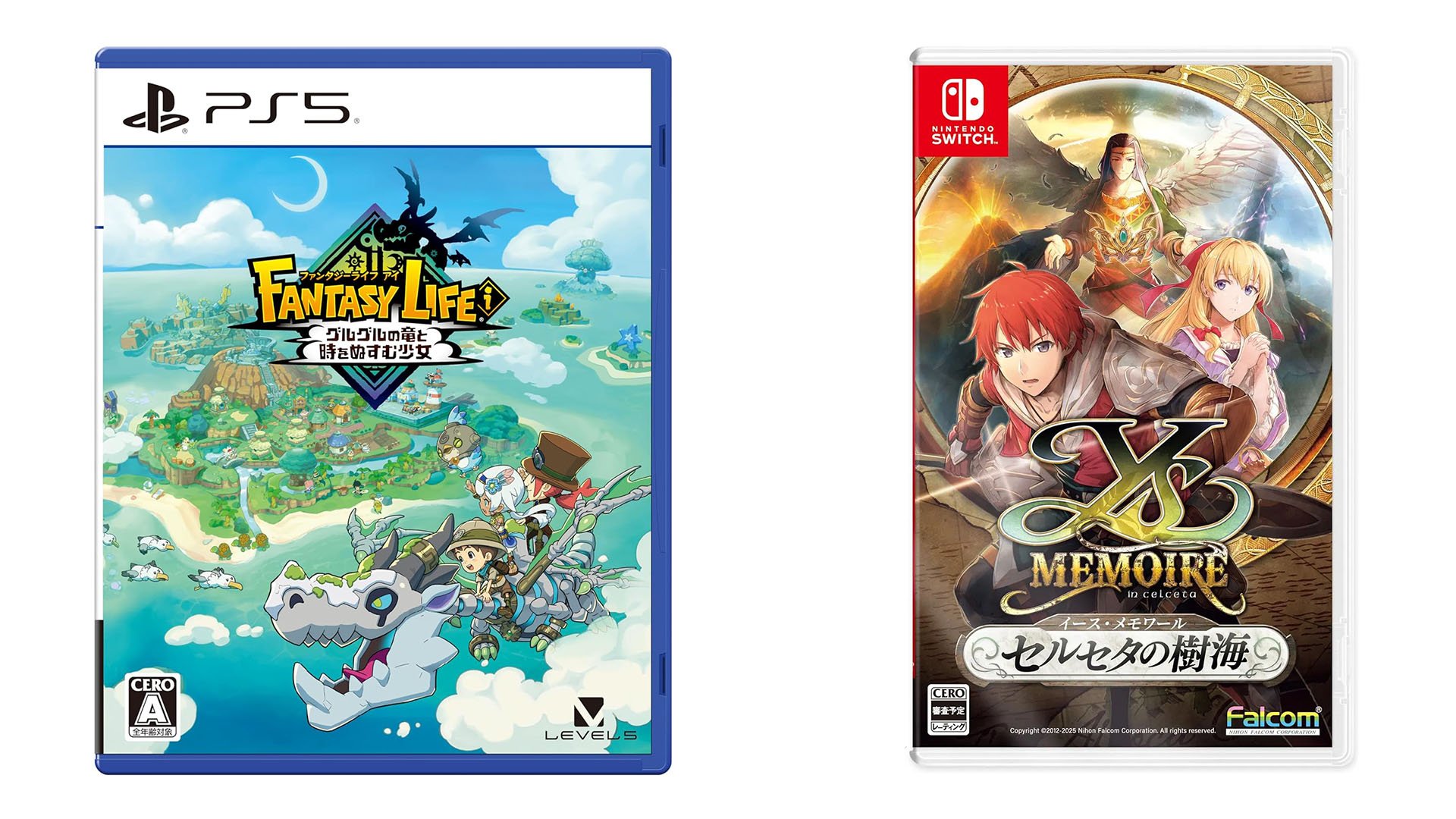 O jogo japonês desta semana é lançado: Fantasy Life I: A garota que rouba o tempo, YS Memoire: Memories of Celceta, mais