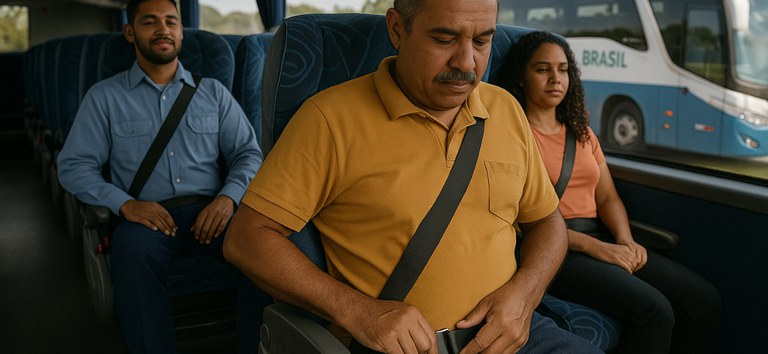 Cinto afivelado, vida protegida: ANTT reforça segurança de passageiros em campanha no Terminal de Campinas — Agência Nacional de Transportes Terrestres