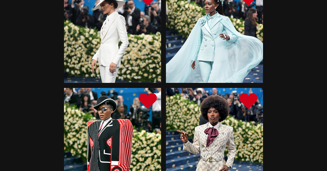 Zendaya, Janelle Monáe e outros looks favoritos do tapete vermelho de 2025 Met Gala