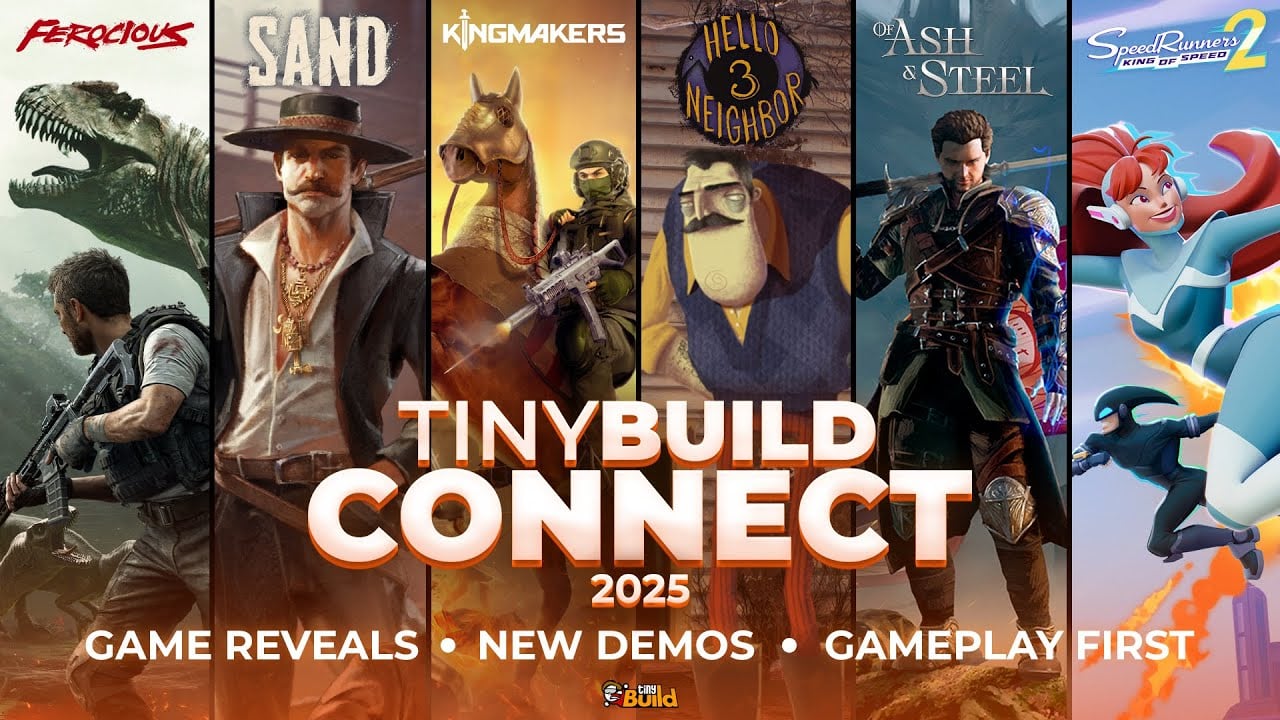 TinyBuild Connect 2025 Conjunto para 27 de maio