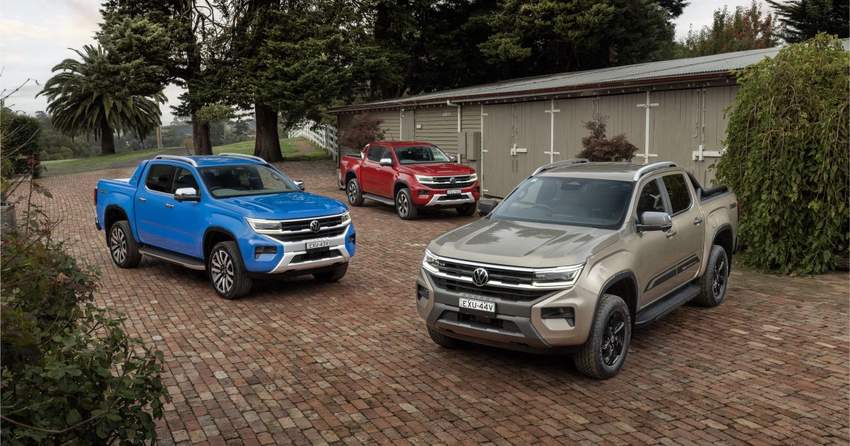 2025 Volkswagen Amarok Ute trazendo opção de gasolina mais barata