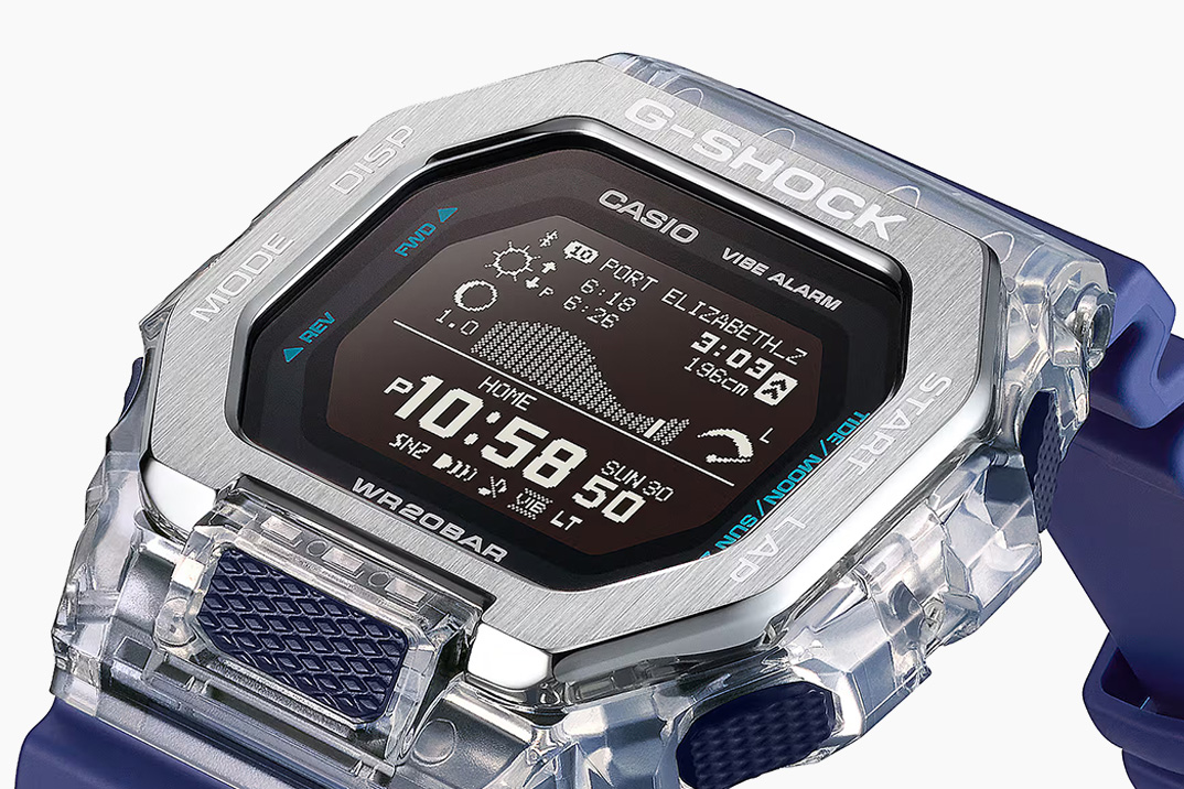 G-Shock acabou de estrear seu relógio de surf-G-lide mais elegante ainda com o GBX-100S