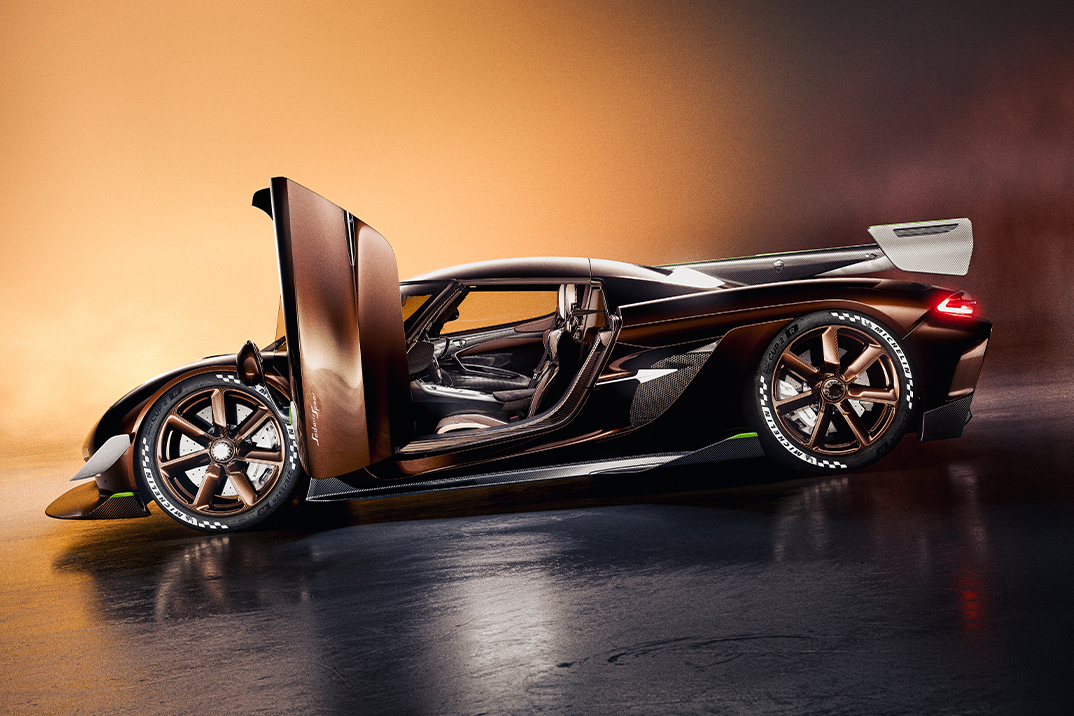 Koenigsegg acabou de construir um hipercarro de 1.602 cavalos de potência nomeado em homenagem ao cavalo de corrida de seu pai