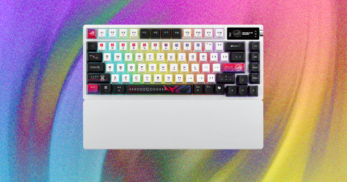 ASUS ROG AZOTH X REVISÃO: Um teclado para jogos em idade espacial